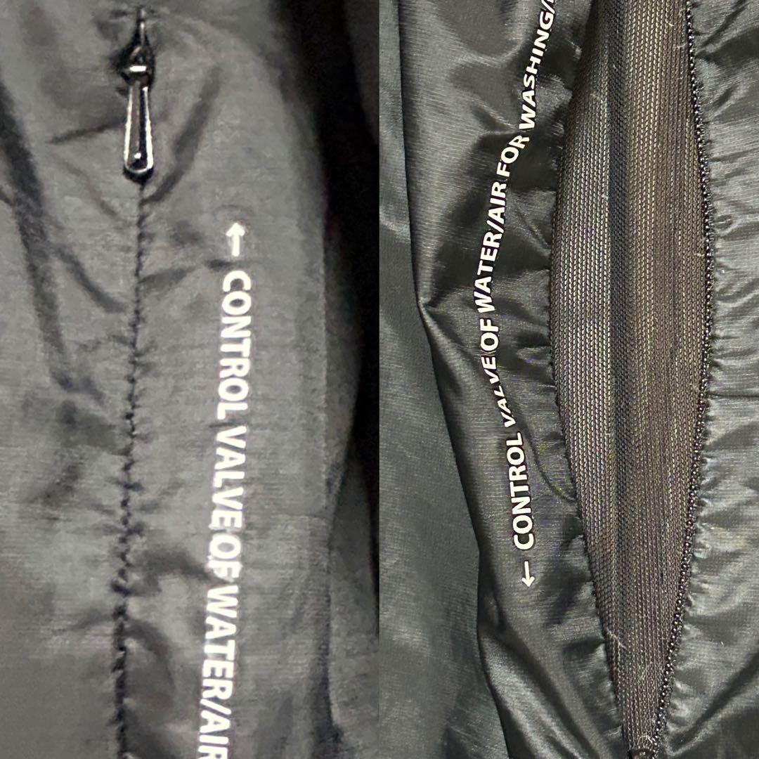 デサント水沢ダウン（レディース:XL）ブラック　ファーつき