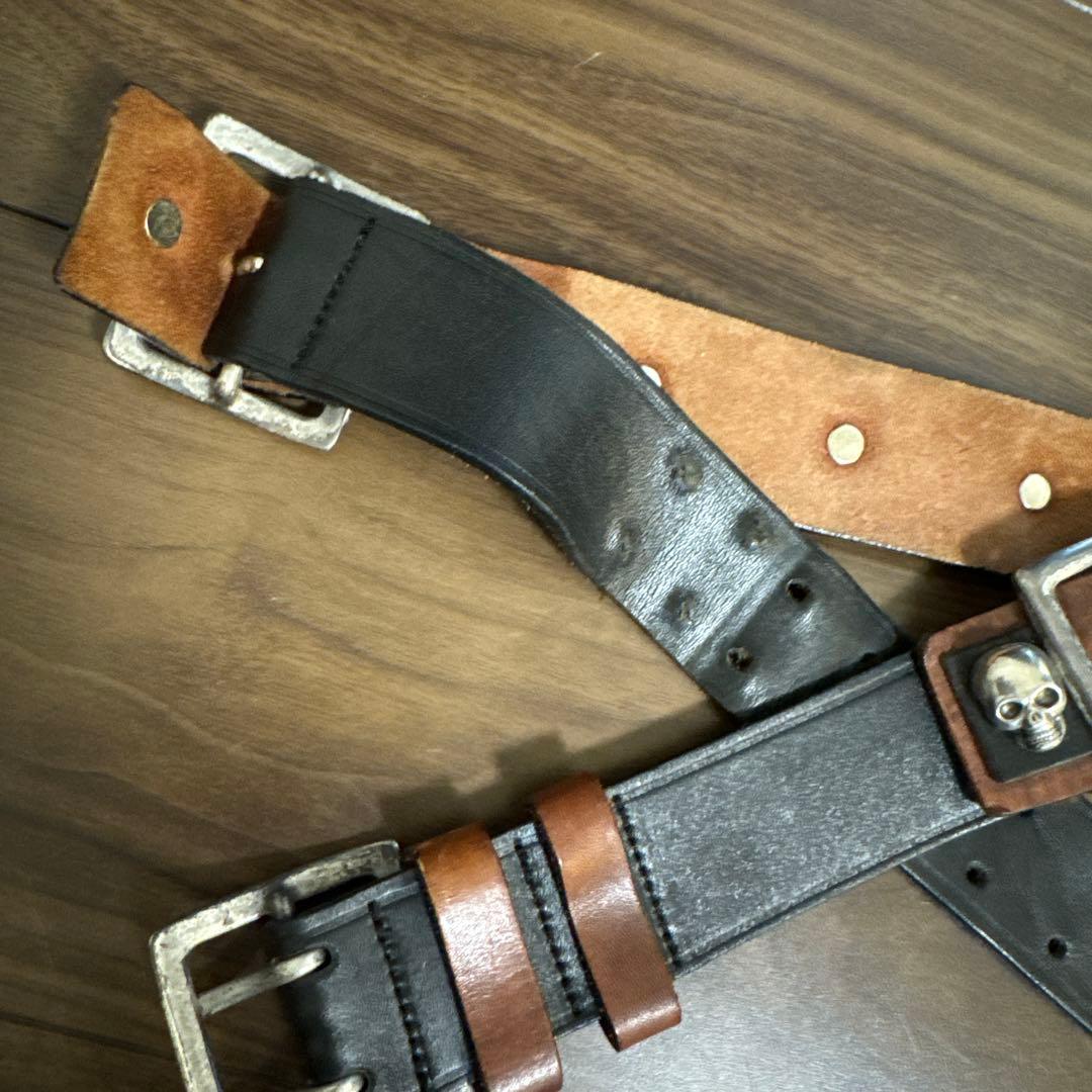 DSQUARED2 スカル ベルト