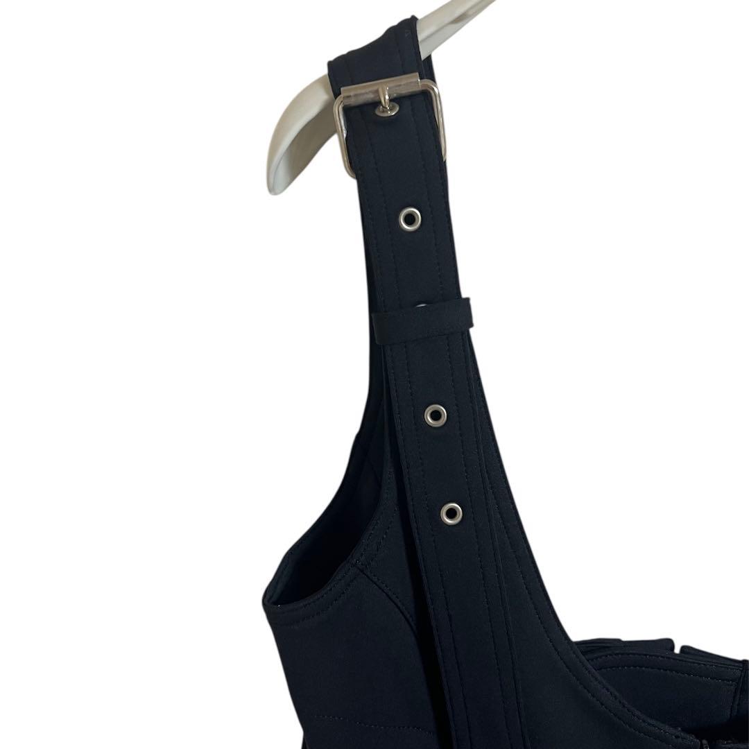 【FETICO】NYLON JERSEY UNDERBUST JUMPSUIT