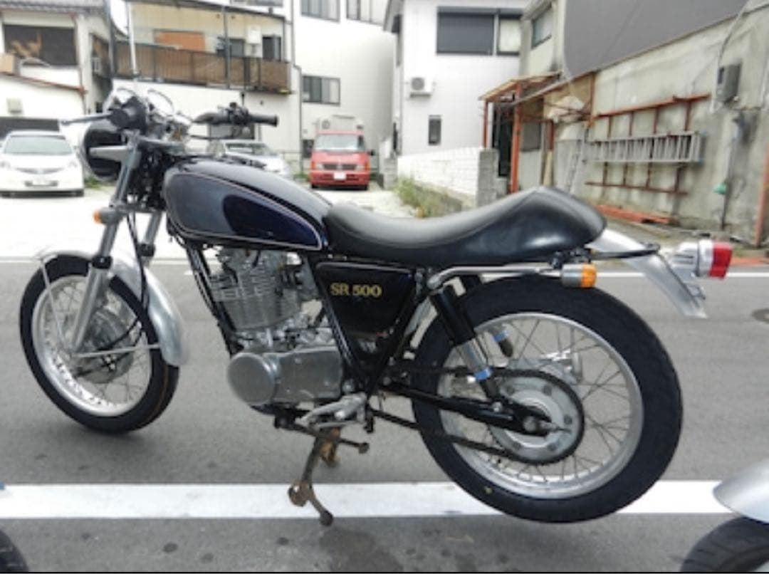SR400 SR500 WM製 フロント、リアフェンダー　WM製 テールランプ