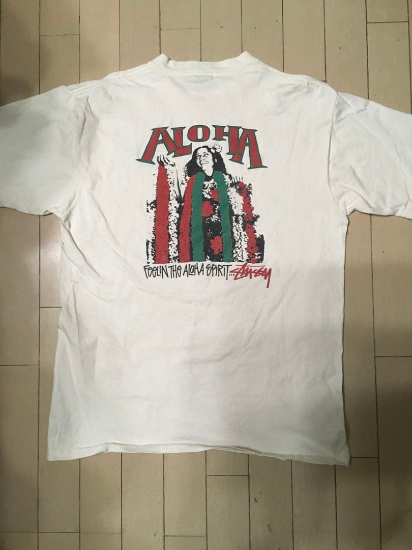 HIDEStussy old ALOHA Tシャツ L