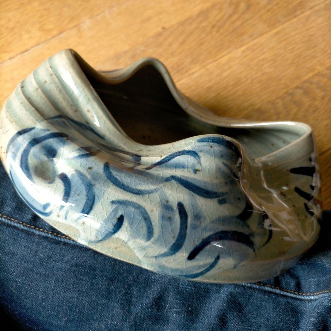 花器 陶製 花生け 一点物