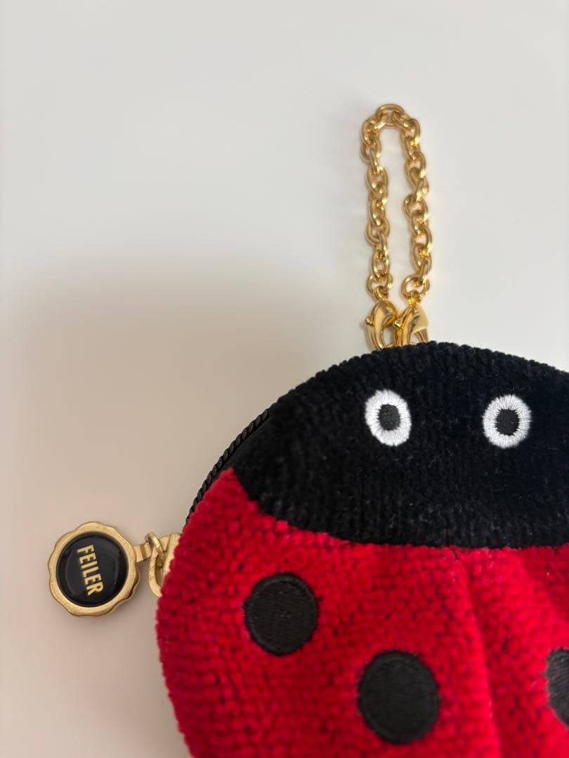超美品　フェイラー　銀座限定　てんとう虫チャーム