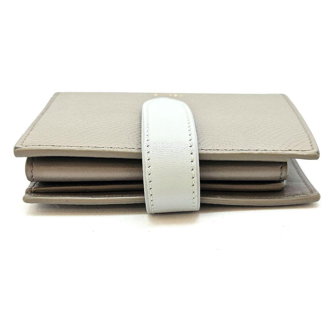 CELINE バイカラー STRAP WALLE スモール