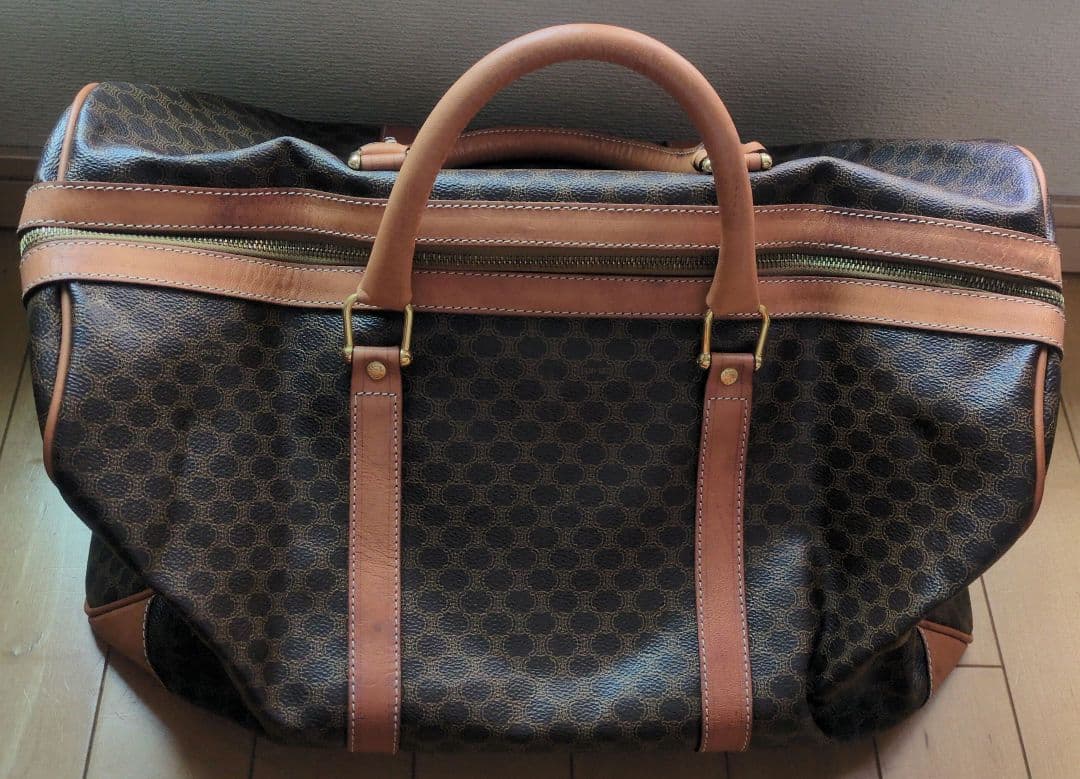 セリーヌ　ビンテージ　ボストンバッグ