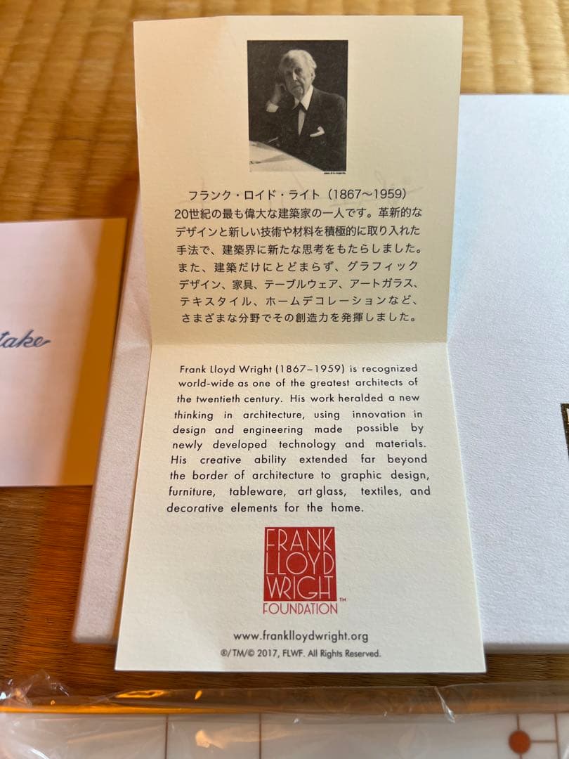 ★お値下げ★ノリタケ　フランクロイドライト　プレート２枚セット　新品