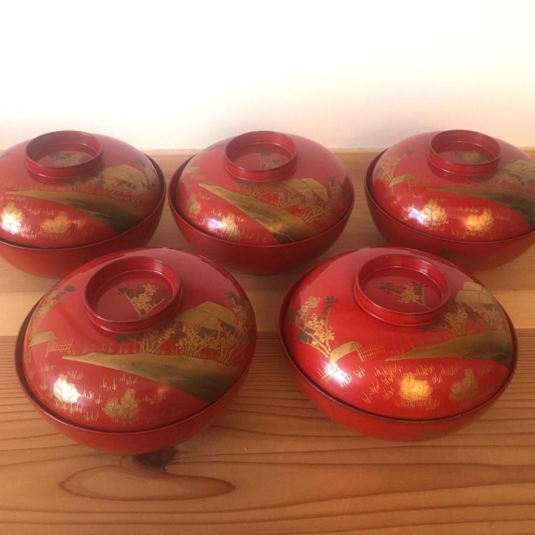 輪島塗り　漆器　木製