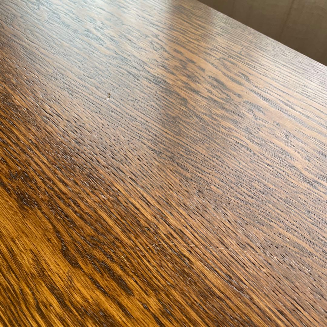 【美品】葉山ガーデン 葉山家具 クラシック ナラ材 一枚板 学習机 デスク104