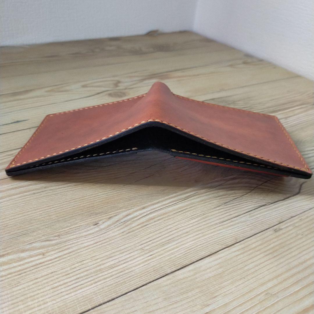 本革 財布 レザー ヌメ革 ハンドメイド 初売り