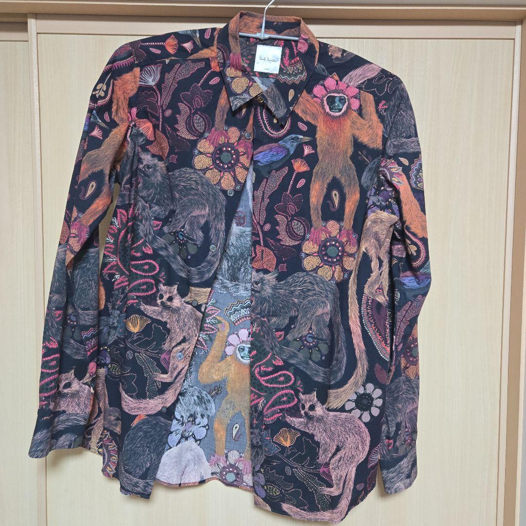 【Paul Smith】ポールスミス 長袖シャツ デザインシャツ アニマル柄