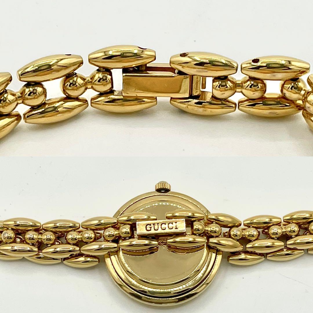 【稼働/新品電池】グッチ 11/12 チェンジベゼル 6色 白文字盤 腕時計