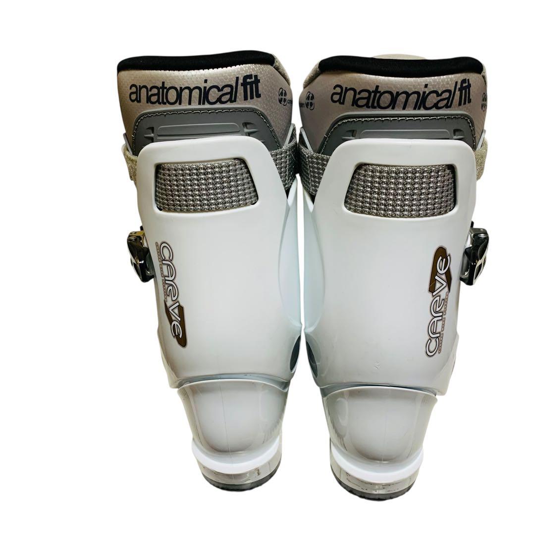 KAZAMA159cmレディーススキーブーツ22.5〜23.5cmストックセット