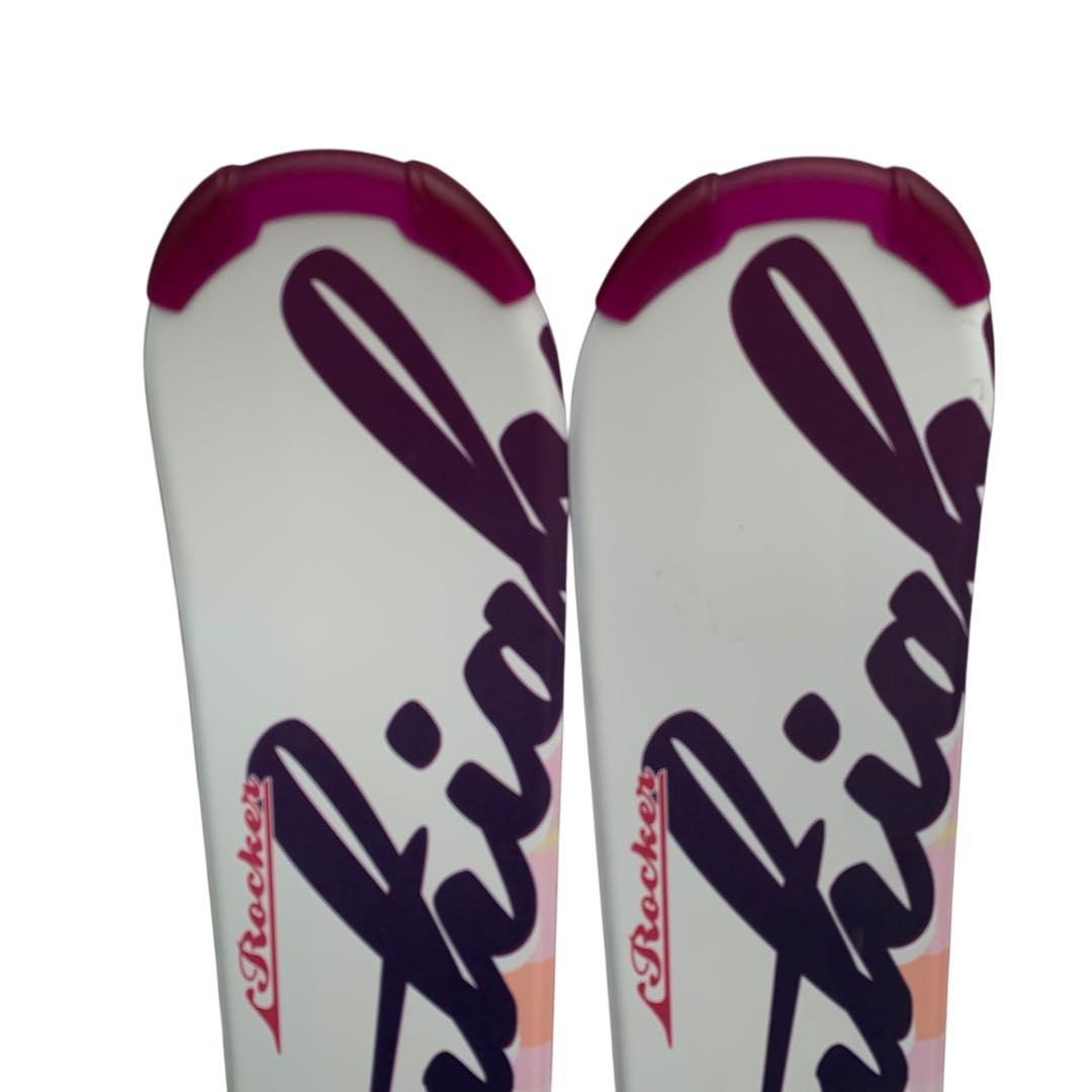 KAZAMA159cmレディーススキーブーツ22.5〜23.5cmストックセット