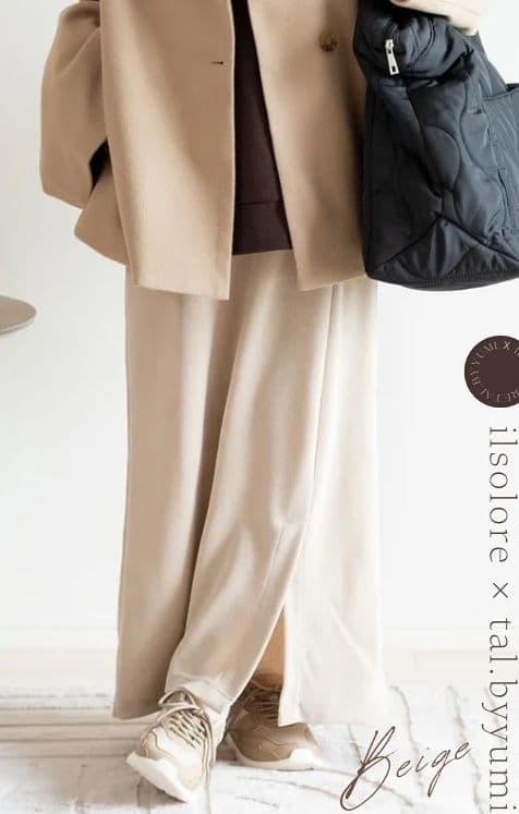 しまむら　yumi ハッピーバッグ　福袋 2026 中薄橙　ベージュ　陽　L