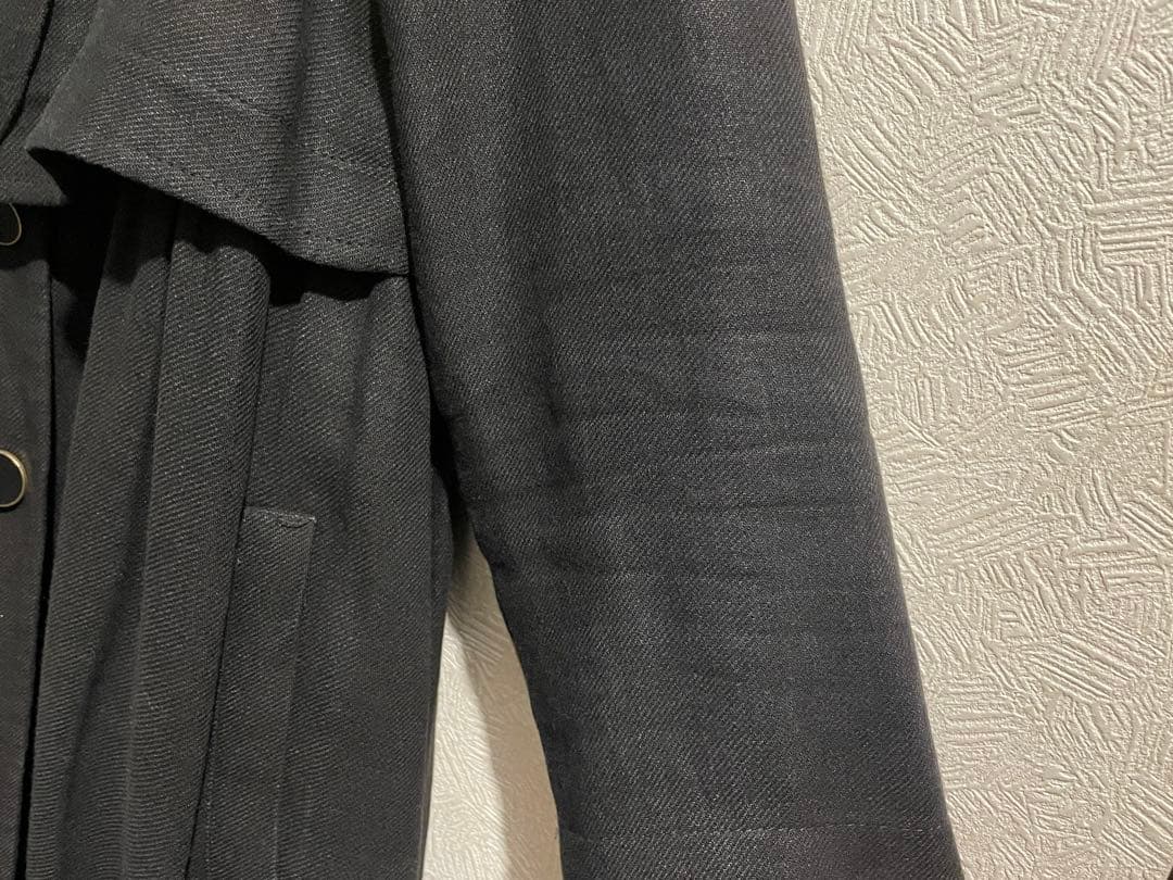 イタリア製 FENDI リネン トレンチ コート / フェンディ フレア