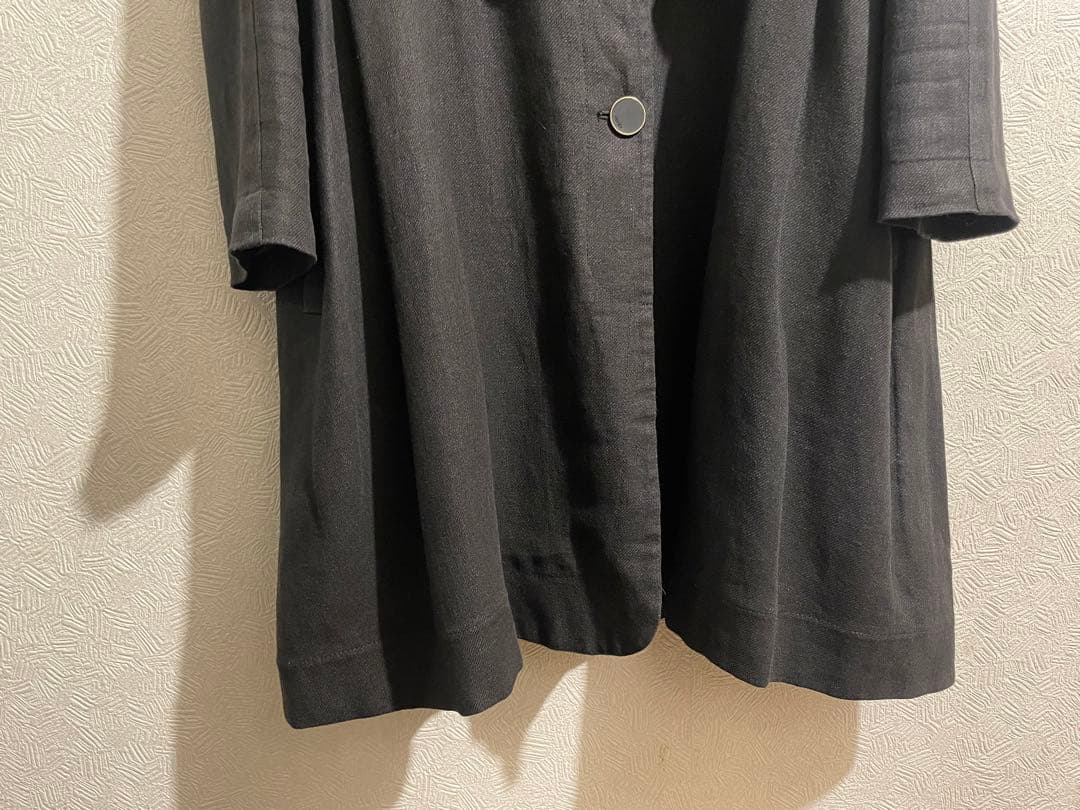 イタリア製 FENDI リネン トレンチ コート / フェンディ フレア