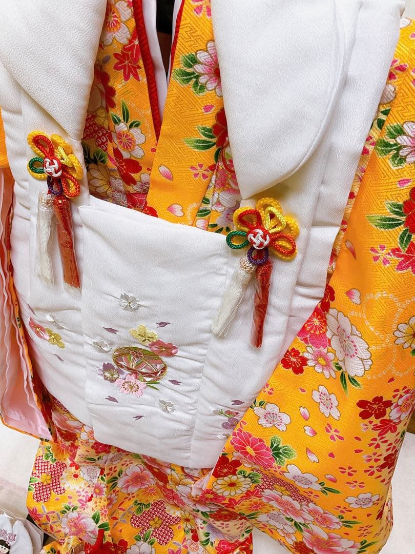 子ども着物 フルセット 3歳七五三 被布着物セット お正月 桃の節句 新品未使用