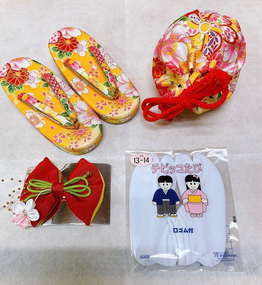 子ども着物 フルセット 3歳七五三 被布着物セット お正月 桃の節句 新品未使用