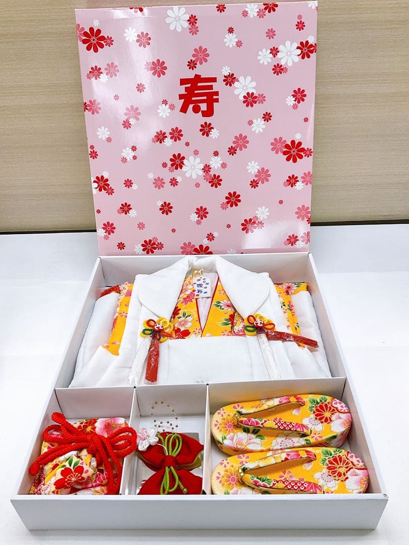 子ども着物 フルセット 3歳七五三 被布着物セット お正月 桃の節句 新品未使用