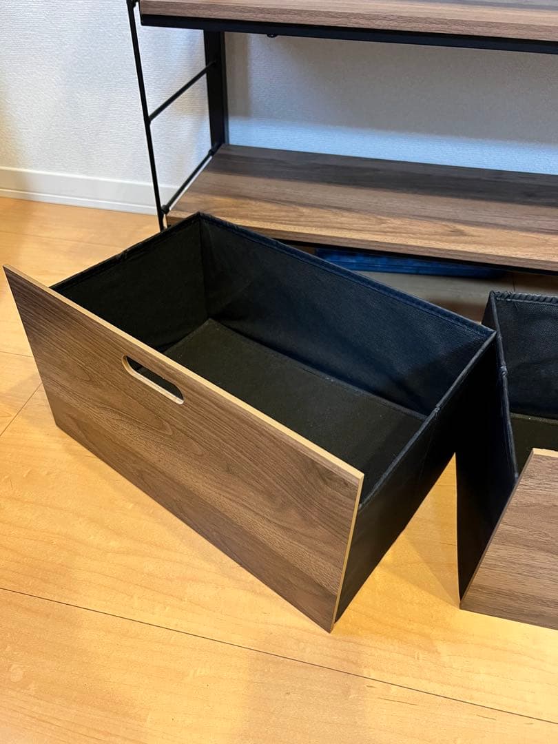 早い者勝ち！Nポルダ ミドルブラウン 5枚棚板　幅80センチ