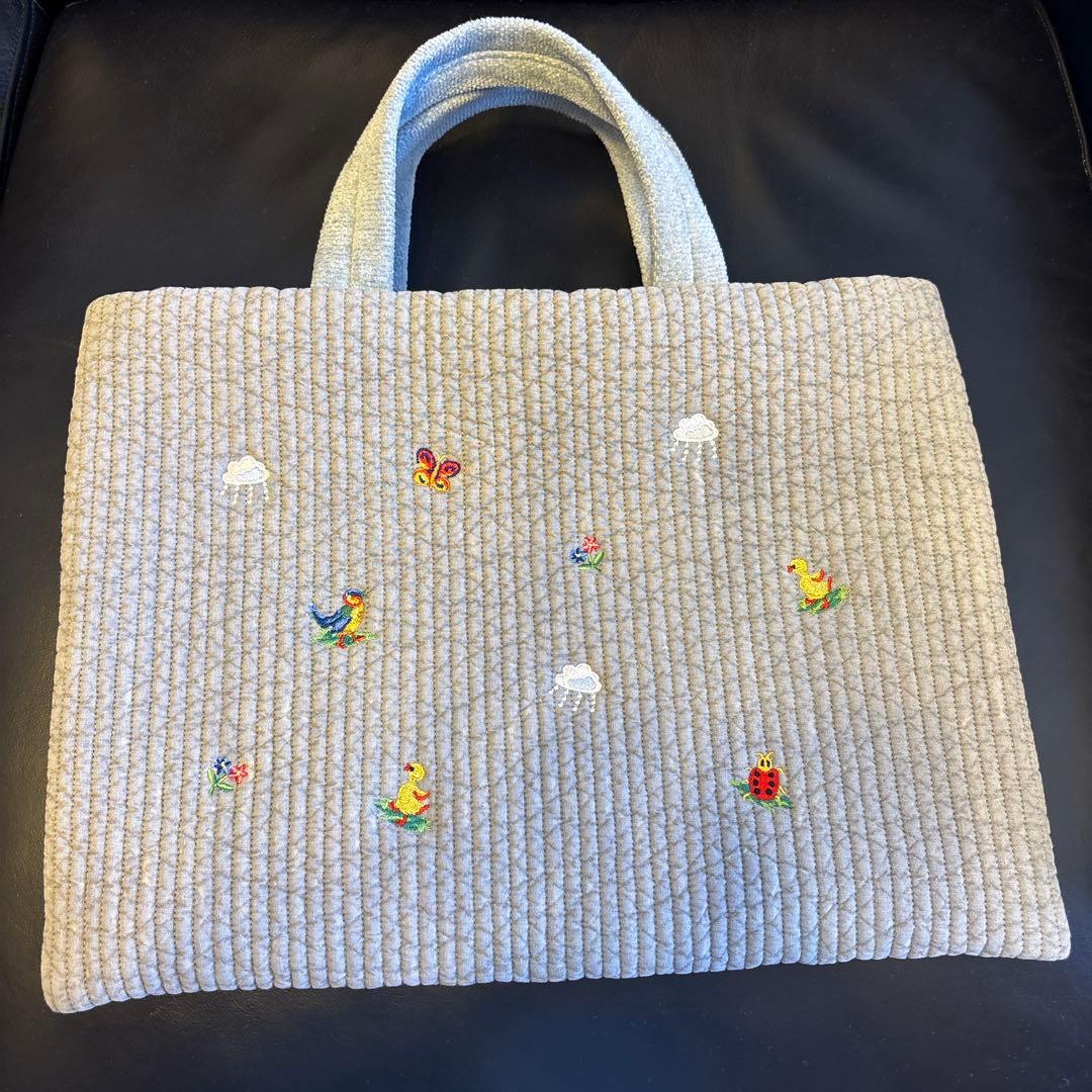 フェイラー　ピオヌンナル トートバッグ　ライトグレー