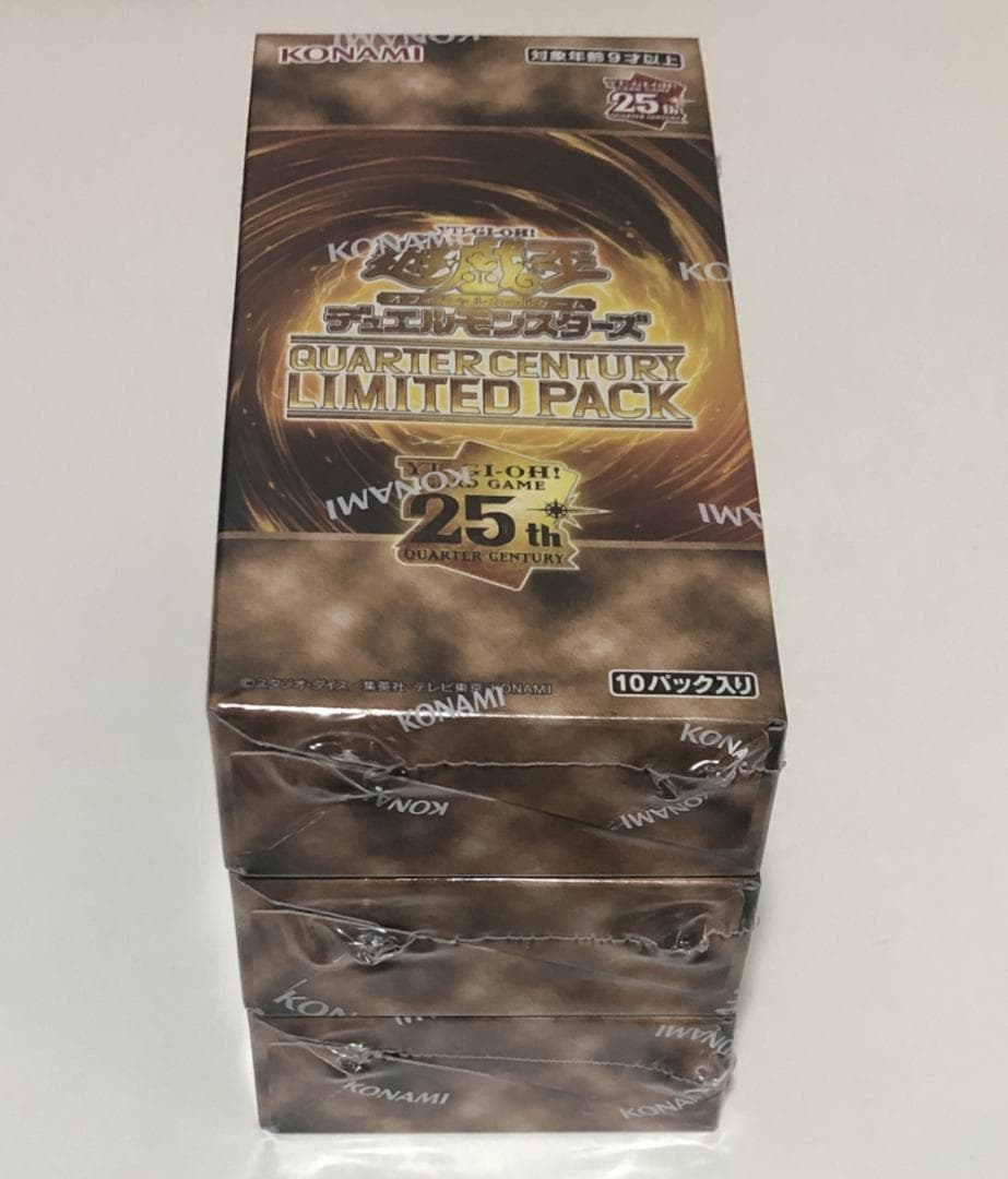遊戯王OCG QUARTER CENTURY LIMITED PACK-3点