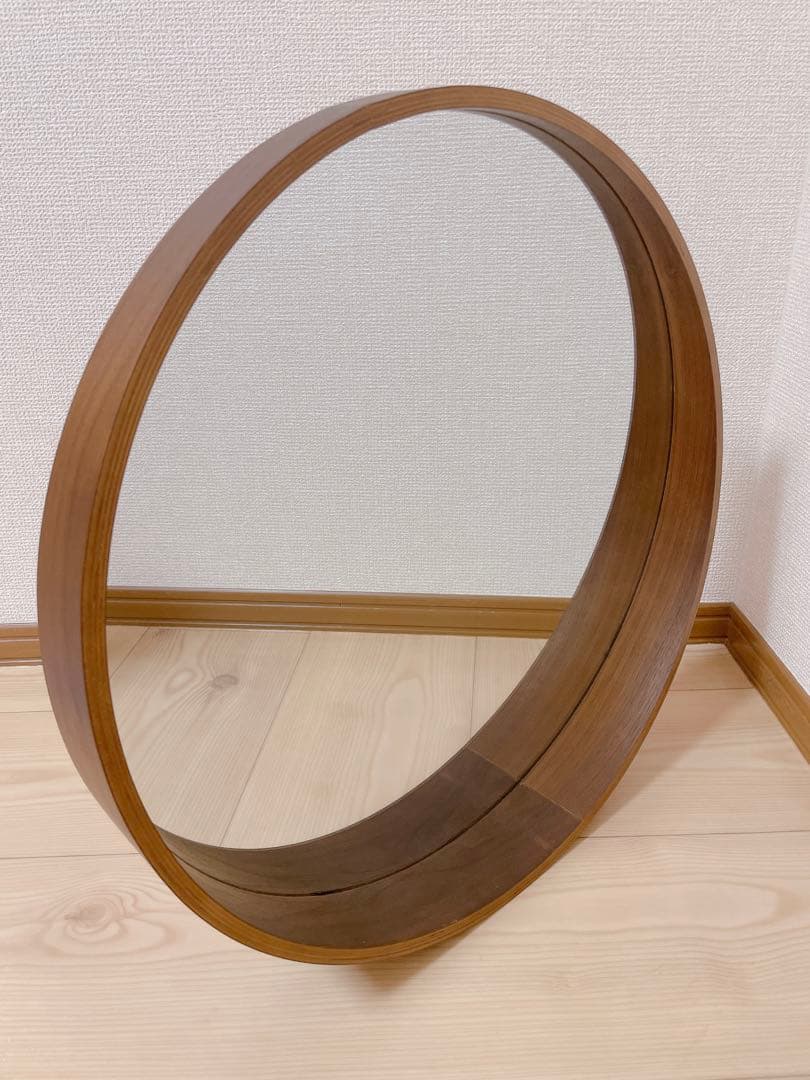 【新品・未使用】ウォール丸型ミラー直径50cm