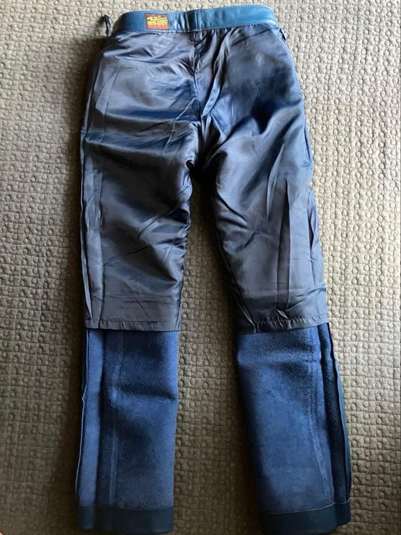 JOHNBULL ジョンブル　レザーパンツ　w30 ブルーレアカラー　美品