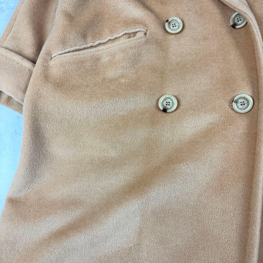 マックスマーラ　MaxMara 40 ダブルブレスト　カシミヤ混　コート　白タグ
