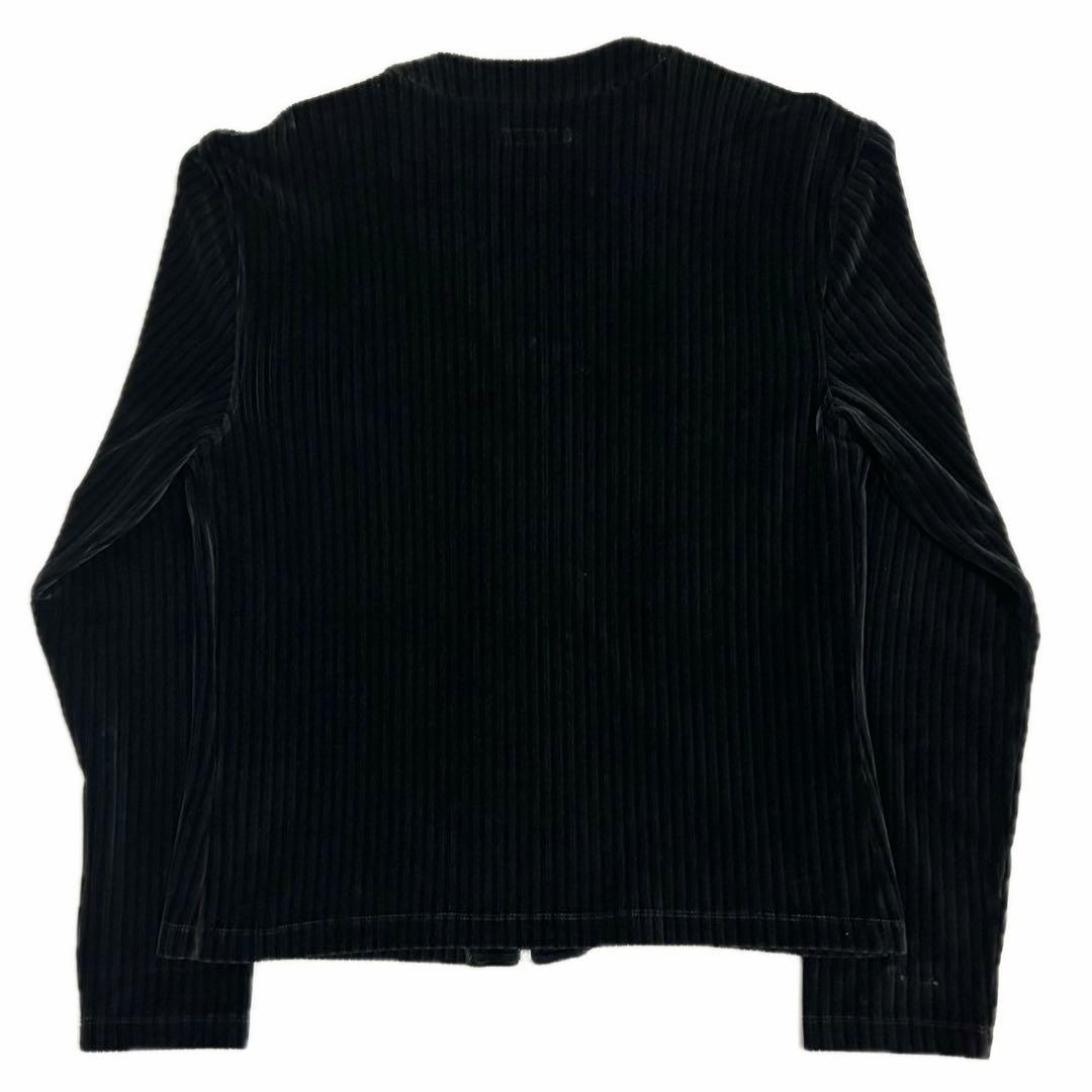 90s EMPORIO ARMANI ベロアジップアップジャケット ブルゾン