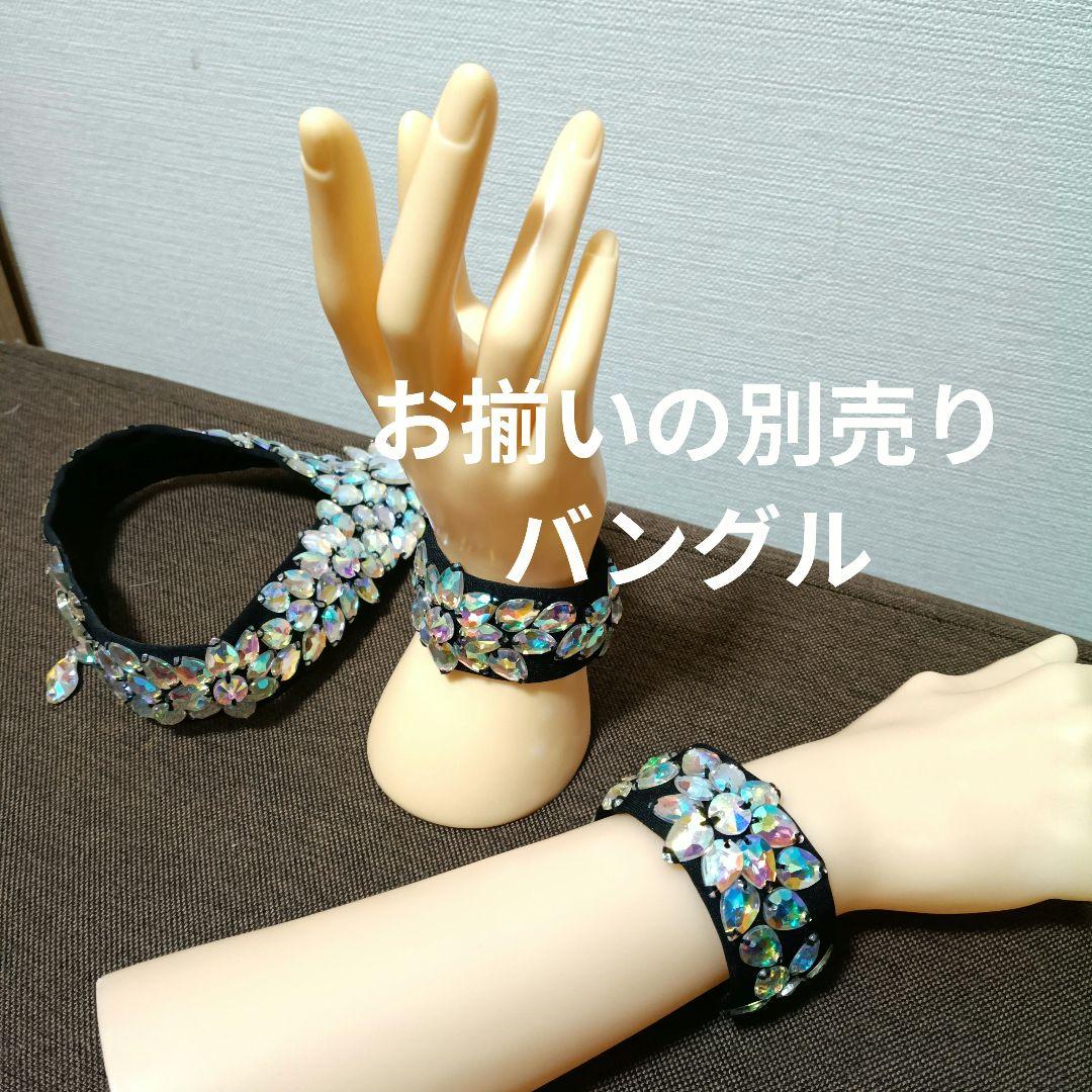 黒☆ハンドメイドのチョーカー＆バックチャーム