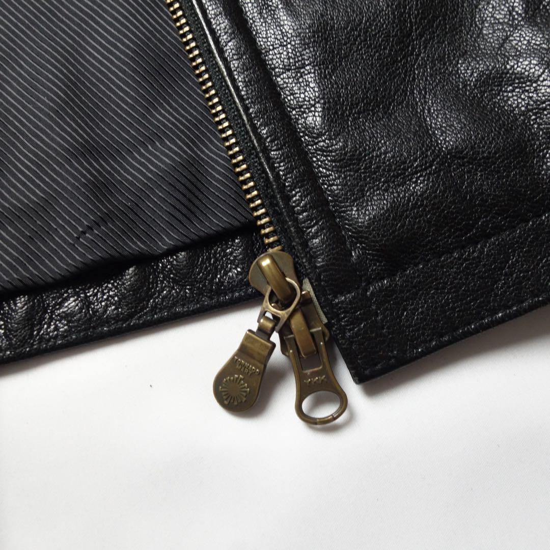 ジャケット・アウター 00s Tornado Mart Fur Leather Riders JKT