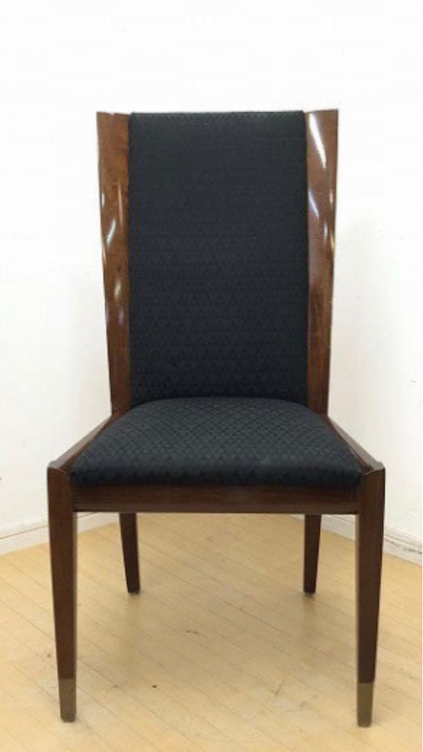 ②カリモク 最高峰♦️ドマーニ♦️ハイバック チェア♦️ブラック×ブラウン♦️送料込