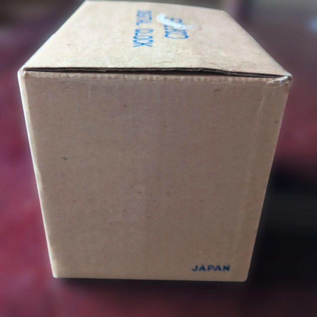 新品未使用 SEIKO 赤 置時計 昭和レトロ パタパタ時計