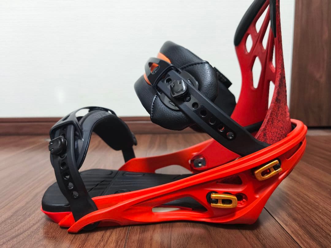 FLUX RL アシンメトリーカラー ビンディング オレンジ ライムグリーン