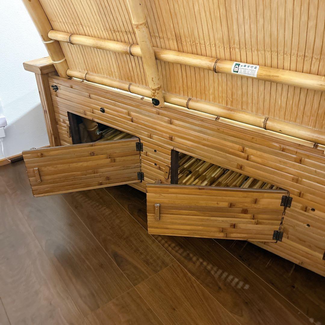 竹製 ソファー 梅里竹芸 美品