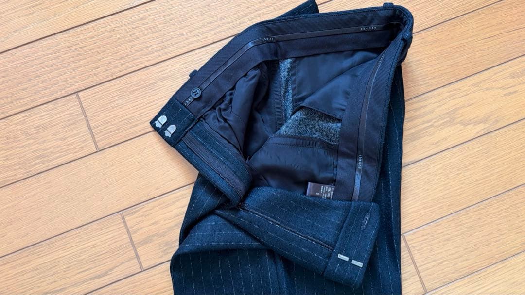 Theory ウールブレンド　ピンストライプ　ジャケットセットアップ