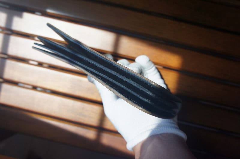 【送料無料】ルガトショルダーのロングウォレット【ライトグレー】