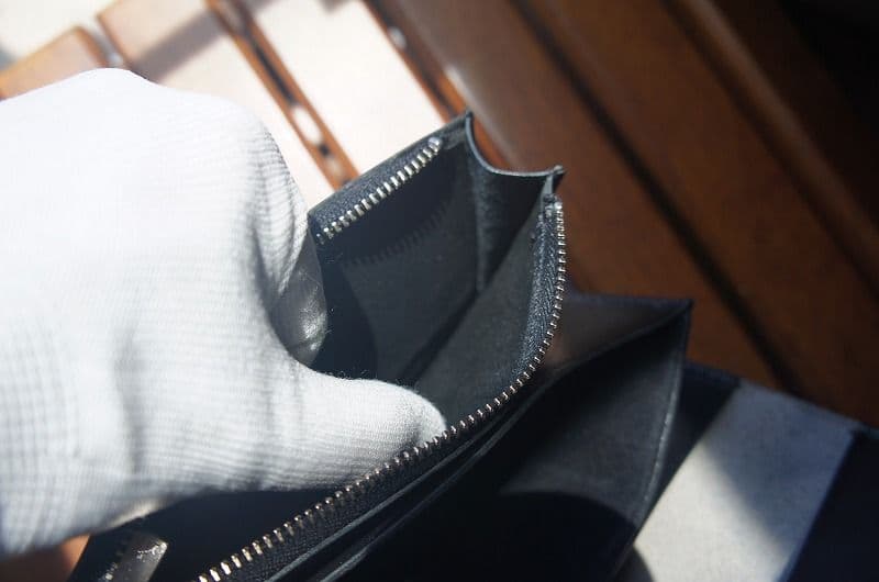 【送料無料】ルガトショルダーのロングウォレット【ライトグレー】