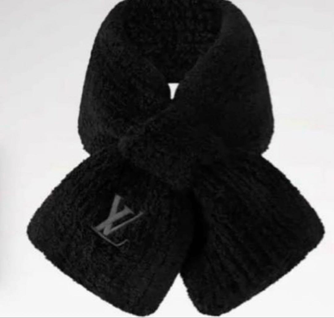 ルイヴィトン マフラー・オンリー LV・ミニ コンフィ　新品未使用　ノワール