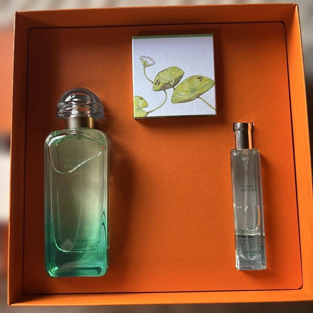 エルメス 香水 石鹸 UN JARDIN SUR LE NIL ギフト 新品