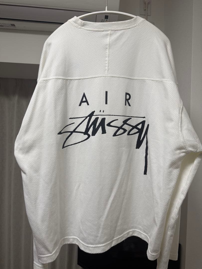 STUSSY x NIKE DRY FIT MESH JERSEY ホワイト M