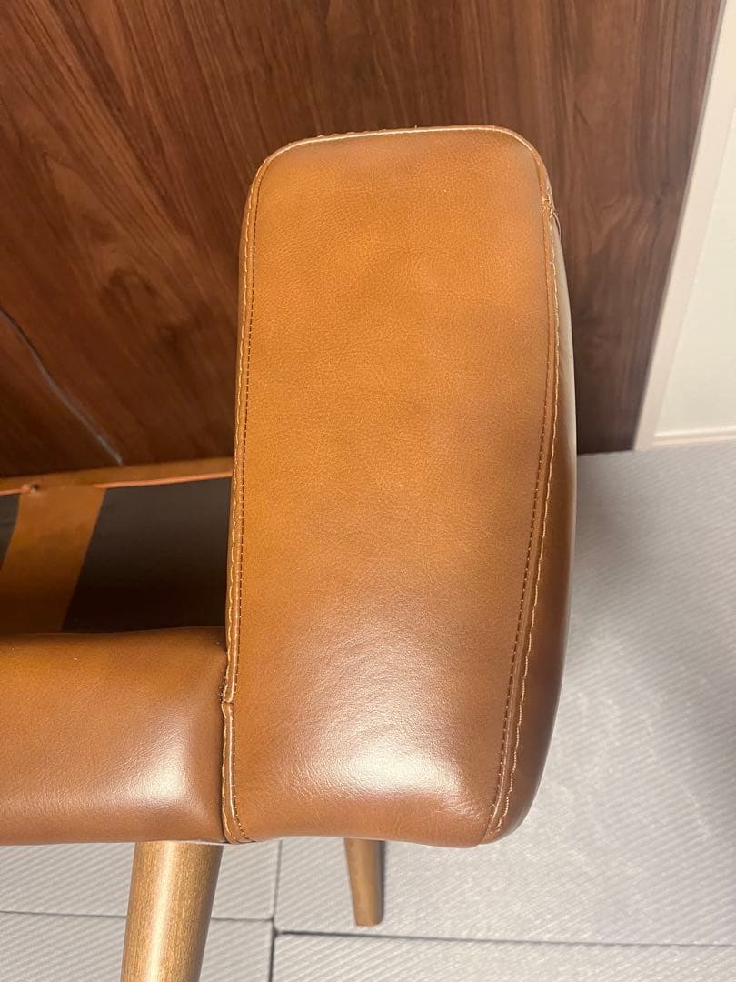 【送料込】unicoウニコ　MOLNモルン レザーソファ3シーター　3人掛け