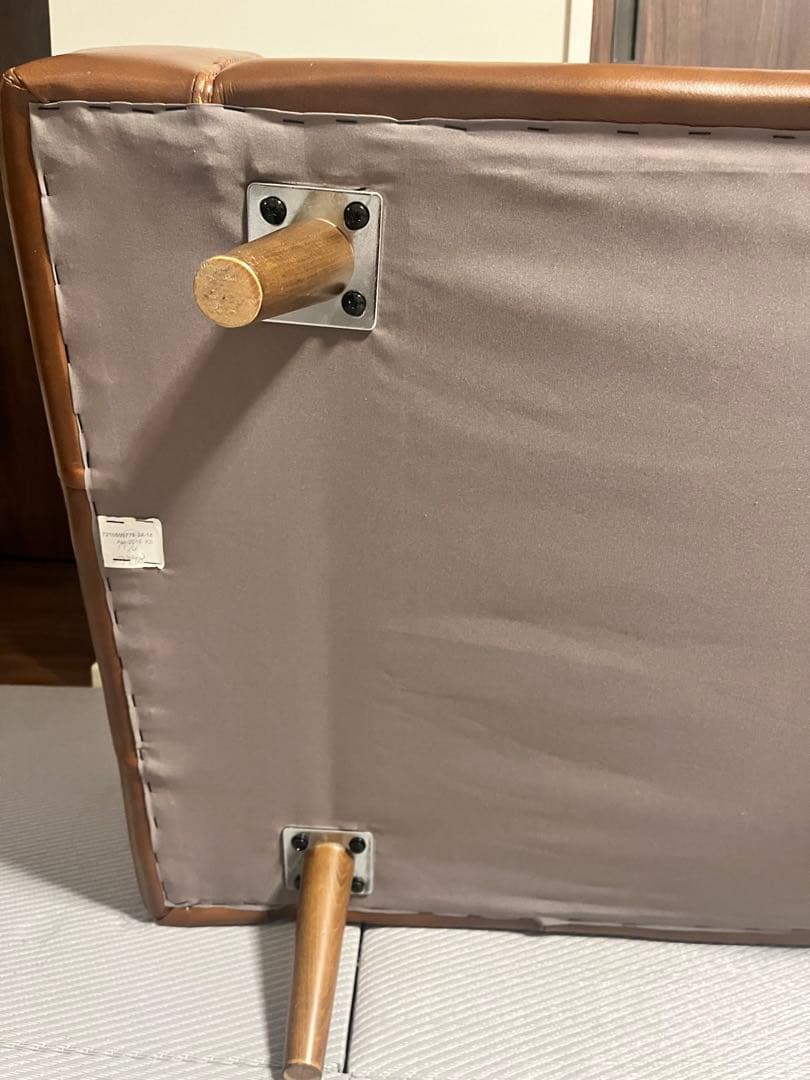 【送料込】unicoウニコ　MOLNモルン レザーソファ3シーター　3人掛け