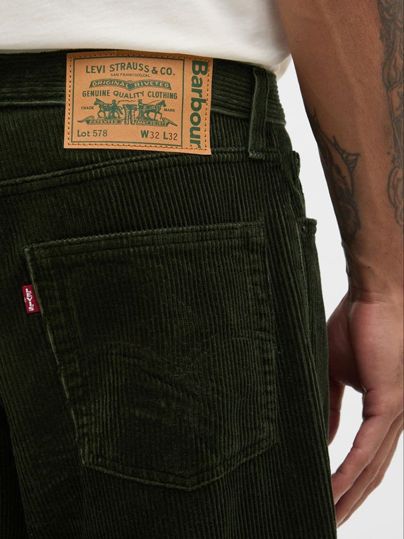 Barbour × Levi’s 578 コーデュロイトラウザー　サイズ28