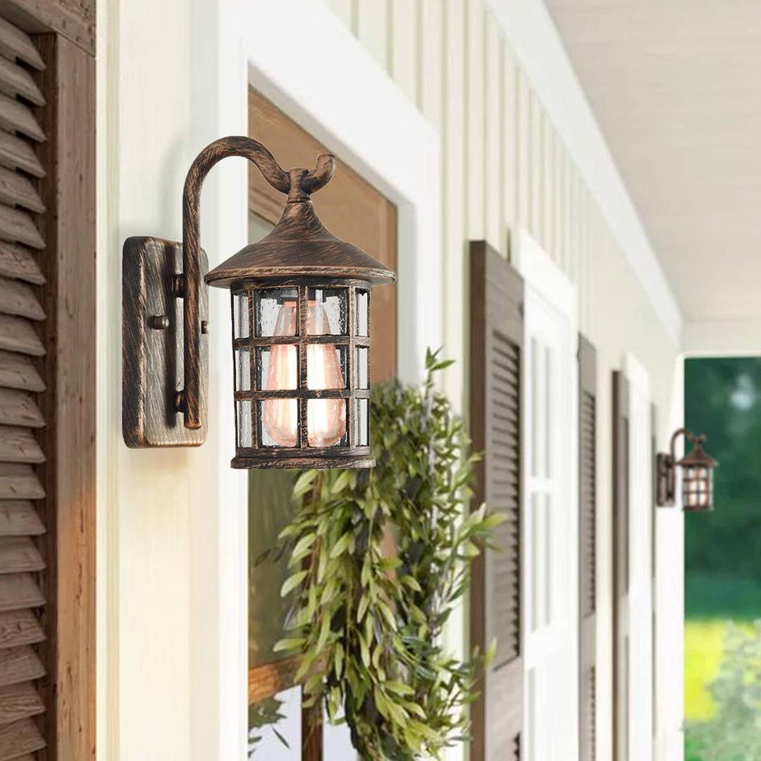 玄関にぴったりのアンティーク調ブラケットライト