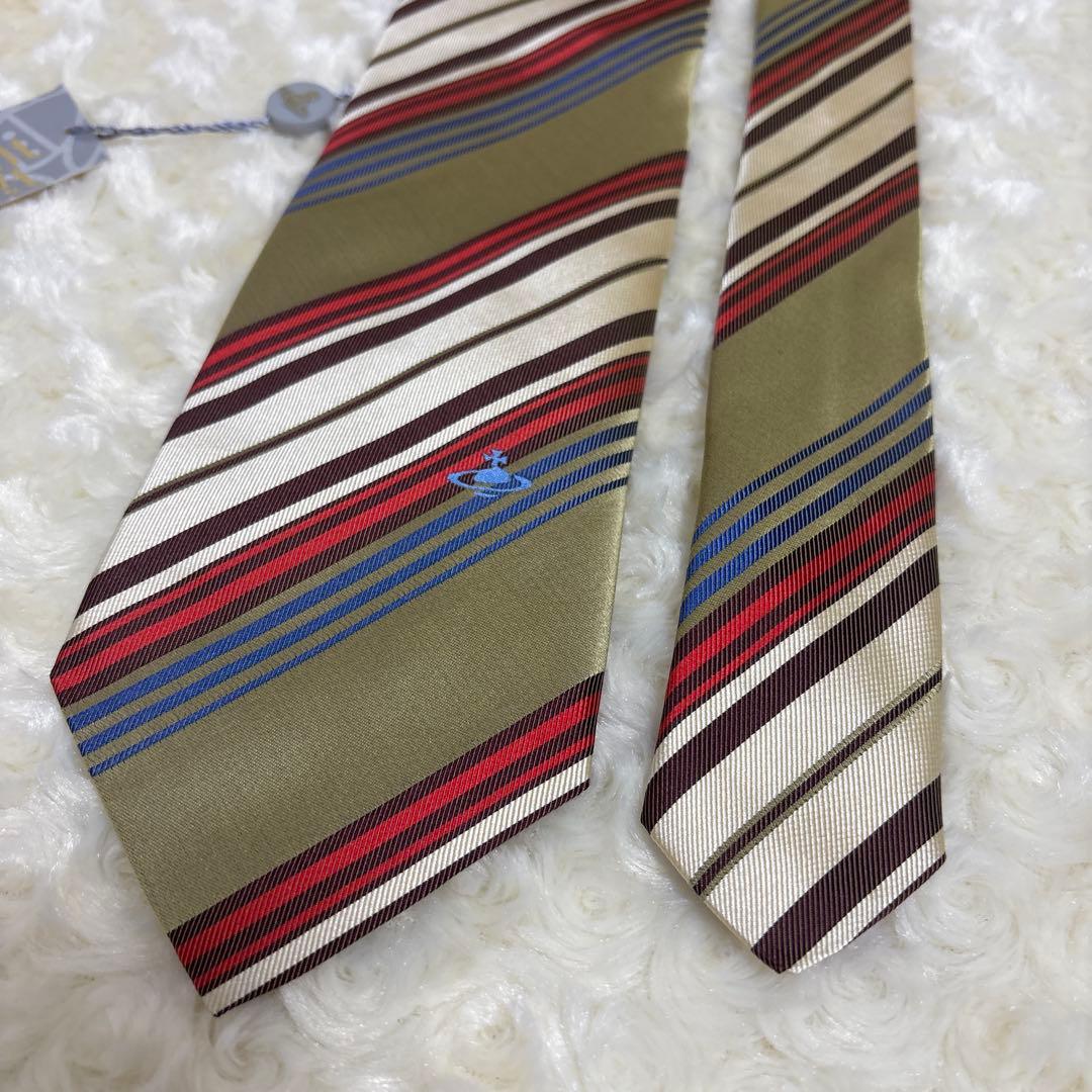 【Vivienne Westwood 】新品・未使用シルク ネクタイ