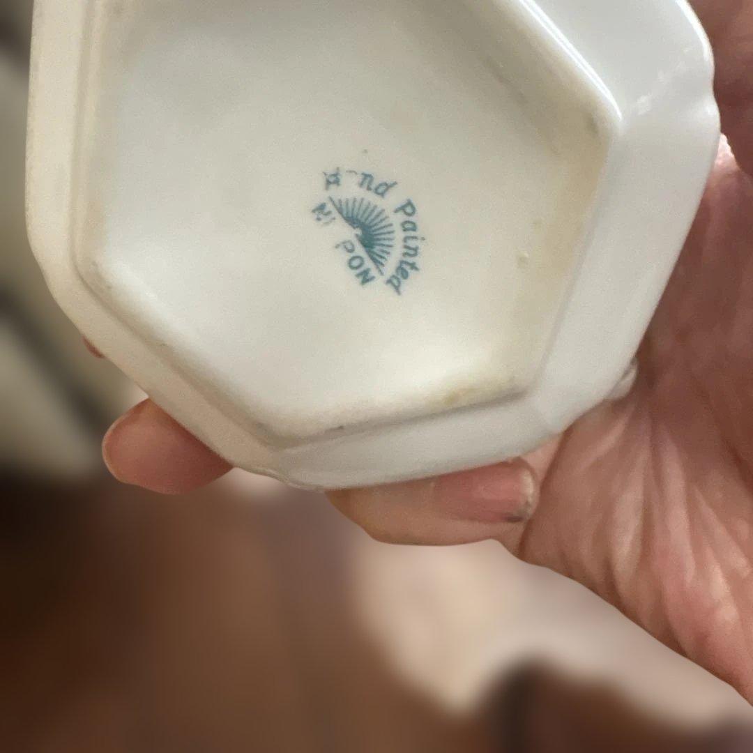 超貴重オールドノリタケ食卓セットトレースプーン付き入れ物つまようじ入れ塩胡椒