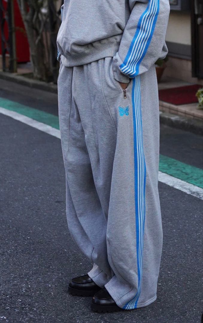 needles LHP 別注　スウェットパンツ ブルー　ヒザデルXS
