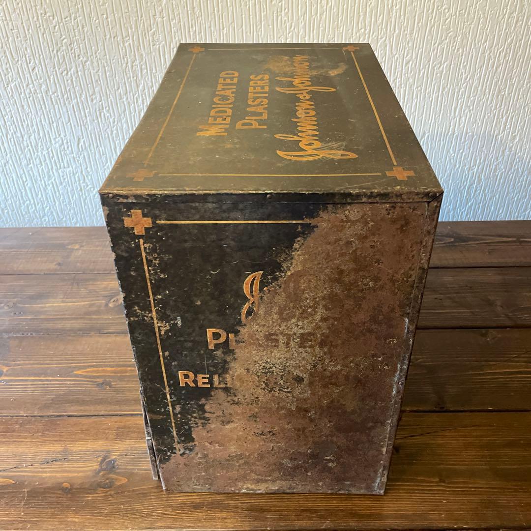 Johnson & Johnson キャビネット収納 アンティーク ビンテージ